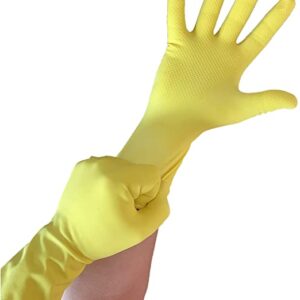 YELLOW HOUSEHOLD GLOVE – LATEX S,M,L,XL