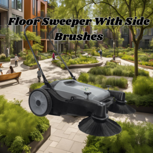 Floor Sweeper With Side Brushes